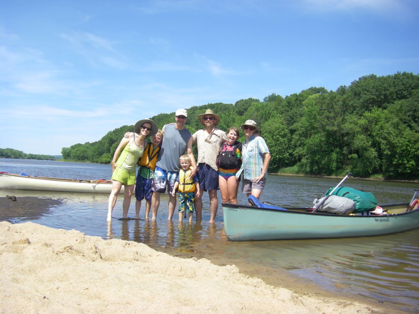 Photo of Lower Wisconsin River from atop a bluff