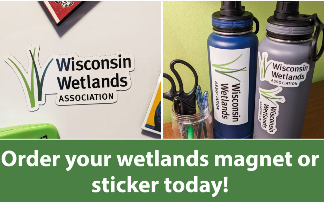 Order your FREE wetlands magnet or sticker today!